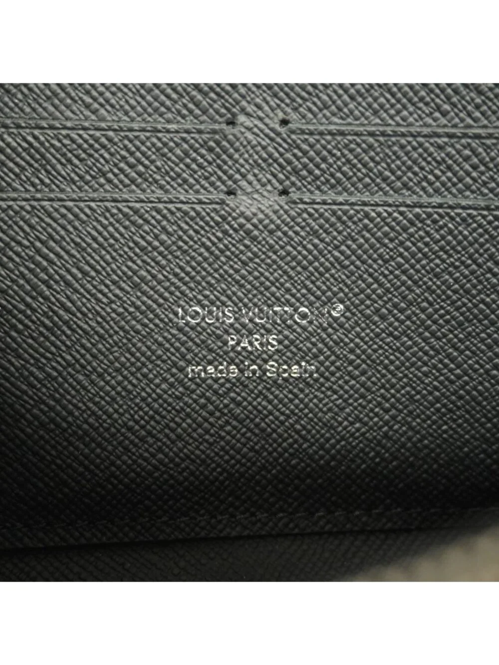 Louis Vuitton Wallet Monogram Eclipse Zippy Horizontal Black